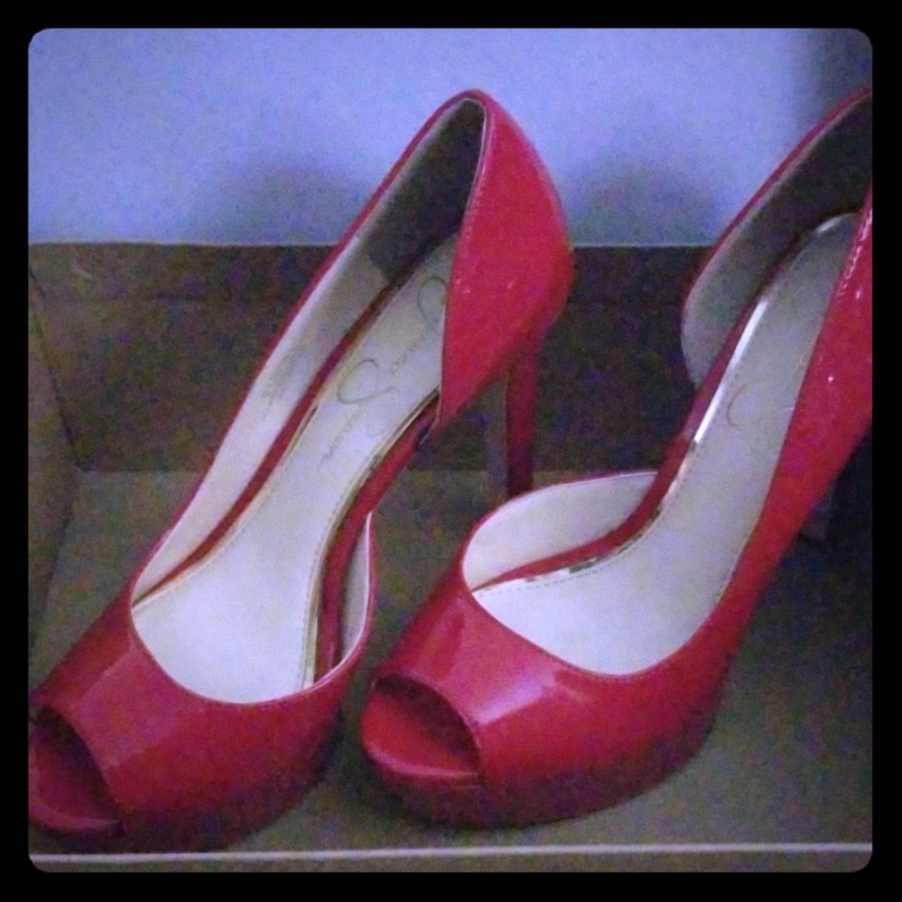 Jessica Simpson Js-Martella leather pumps 6.5